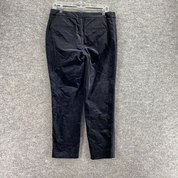 WHBL Pants Women 10 Black Mid Rise Flat Front The Slim Ankle Skinny - Picture 2 of 12